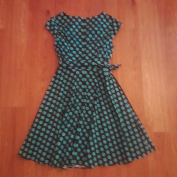 NWOT DRESSYSTAR RETRO Polka Dot Dress XL - Picture 7 of 9